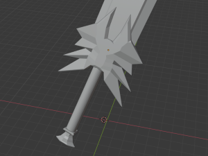 two-handed sword Modelo 3D