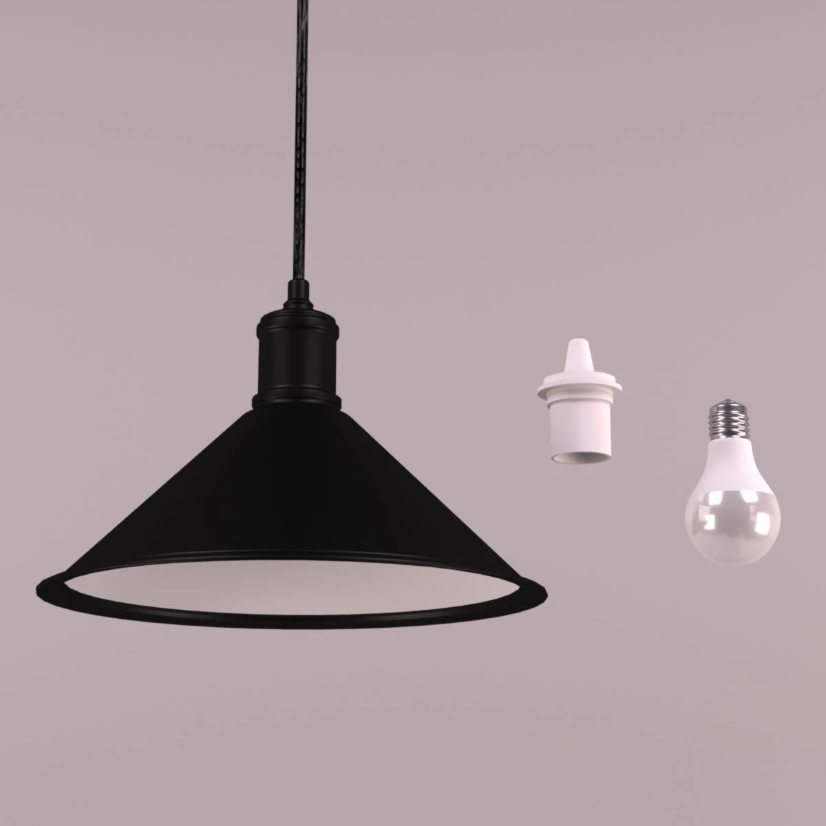 chandelier meta lloft corona 3D Model .c4d .max .obj .3ds .fbx .stl .blend
