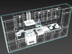 provence kitchen Modelo 3D