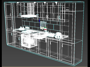 provence kitchen Modelo 3D