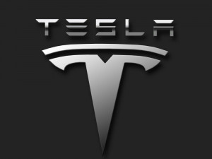 Tesla logo emblem 3D Model