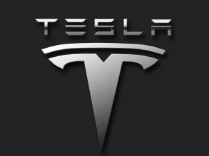 Tesla logosu amblemi 3D Model