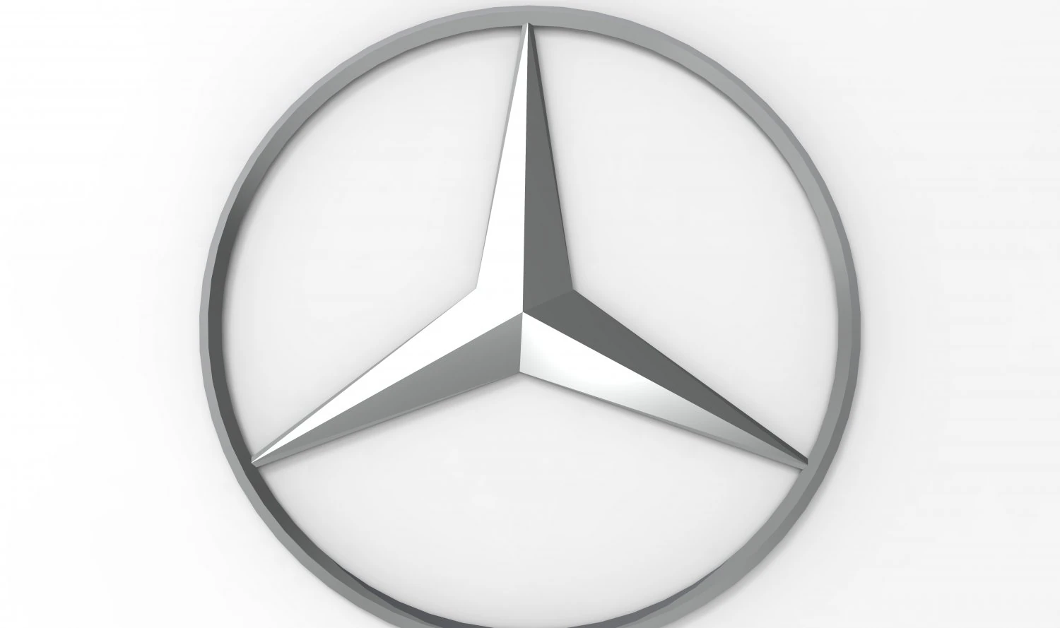 Mercedes logo emblem - 3D mercedes logo 3D Model .c4d .max .obj .3ds .fbx .stl .blend 