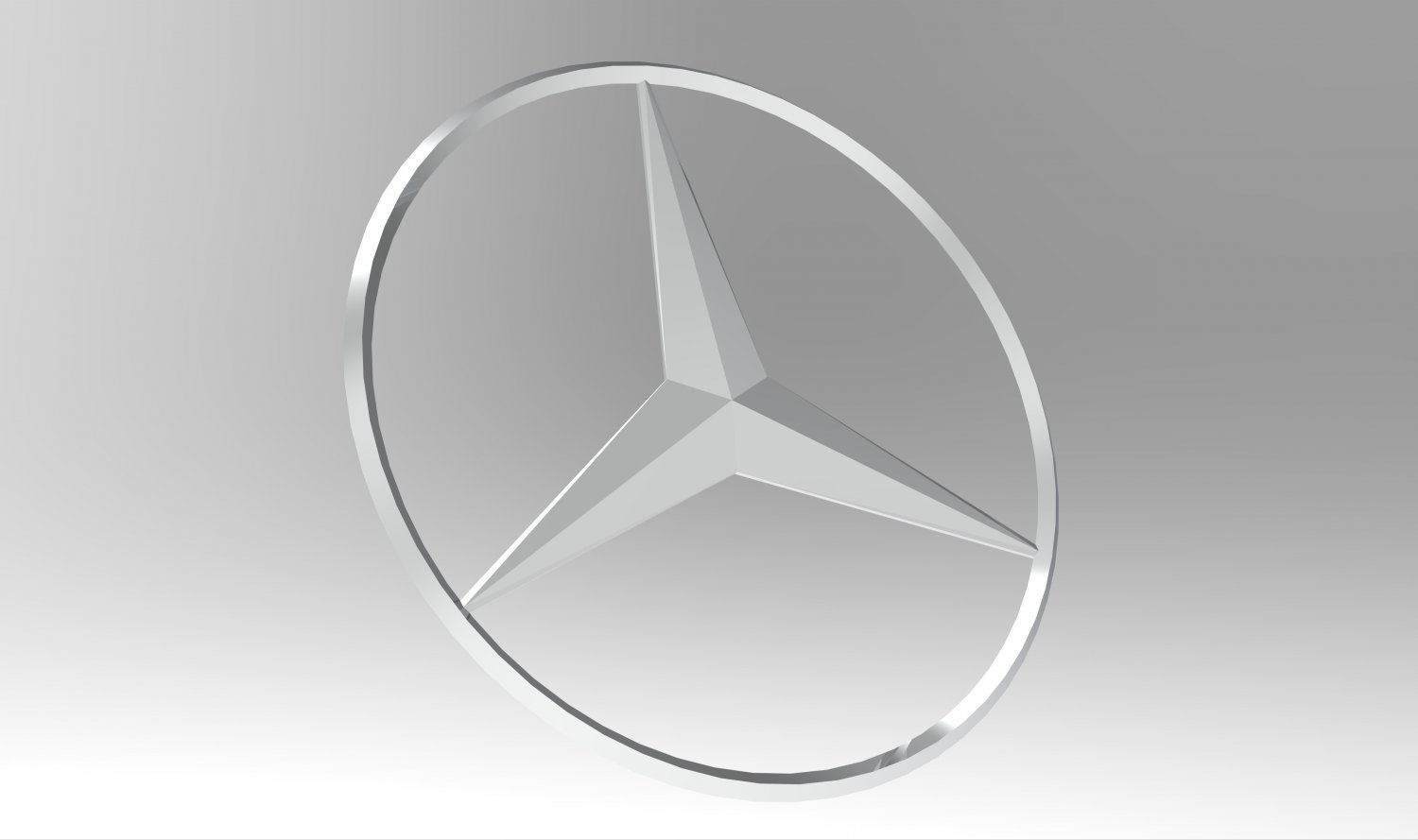 Mercedes logo emblem - 3D mercedes logo 3D Model in Parts of auto 3DExport