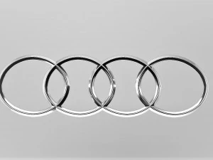 audi logosu amblemi 3D Model