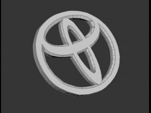 toyota logo emblem 3Dモデル