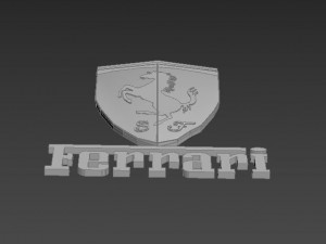 ferrari logo emblem 3D Model