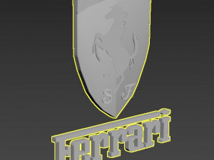 ferrari logo emblem 3D Model