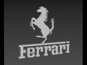 ferrari logo emblem 3Dモデル