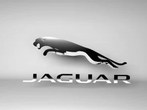 emblema do logotipo do jaguar Modelo 3D