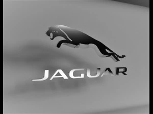 jaguar logo emblem 3D Model