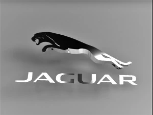 jaguar logo emblem 3D Model