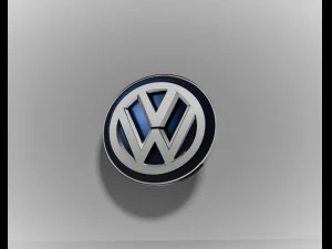 volkswagen logo emblem 3D Model
