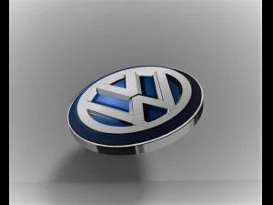 volkswagen logo emblem 3D Model