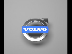 volvo car logo emblem Modello 3D