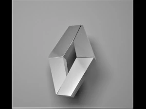 renault car logo emblem 3D Model