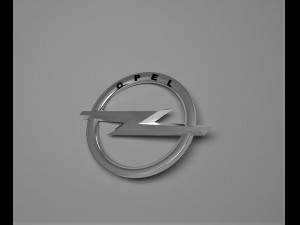 opel logo emblem Modello 3D