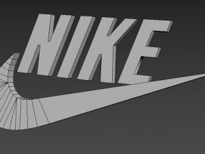 Nike 3d logo emblem 3D 모델