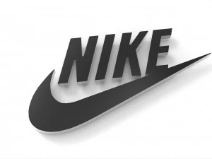 Embl&egrave;me du logo Nike 3D Modèle 3D