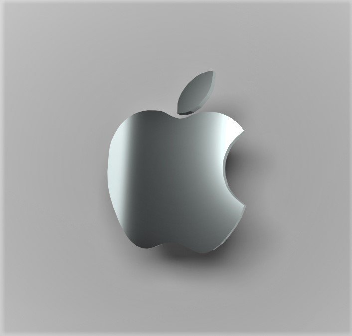 Apple 3d model. Apple logo 3d. Блендер 3д лого.