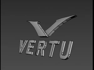 vertu 3d logo emblem 3D Model