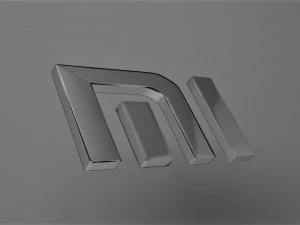xiaomi 3d logo emblem 3D Model