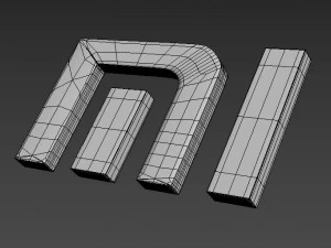 xiaomi 3d logo emblem 3D Model