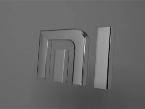xiaomi 3d logo emblem 3D Model