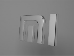 xiaomi 3d logo emblem 3D Model