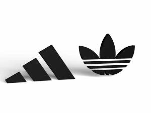 Adidas 3d logo emblem 3D Model
