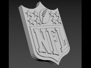 Nfl 3d logo emblem 3Dモデル