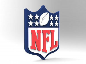 Nfl 3d logo emblem 3D 모델