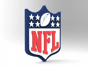 NFL 3d logo amblemi 3D Model