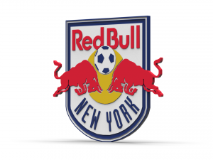 New york red bulls 3d logo emblem Modelo 3D