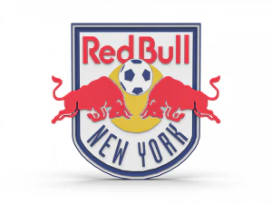 न्यूयॉर्क रेड बुल्स 3डी लोगो प्रतीक 3D मॉडल