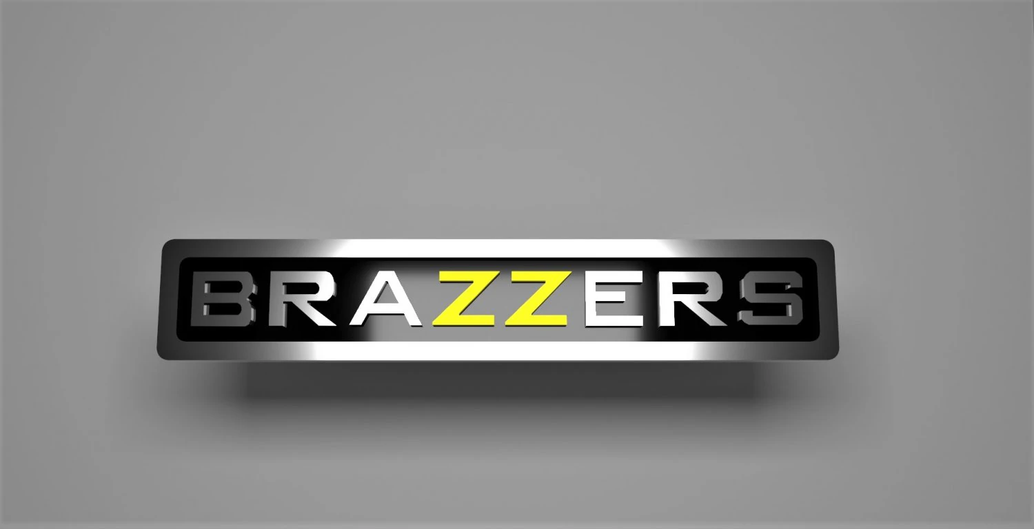 brazzers 3d logo emblem 3D Model .c4d .max .obj .3ds .fbx .stl .blend 