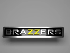 brazzers 3d logo emblem 3D Model