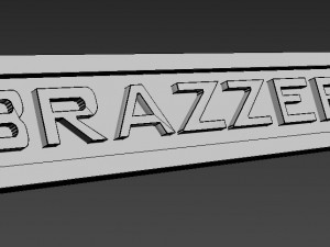 brazzers 3d logo emblem 3D-Modell