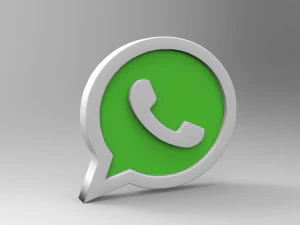 Whatsapp 3d icon logo emblem 3D Model