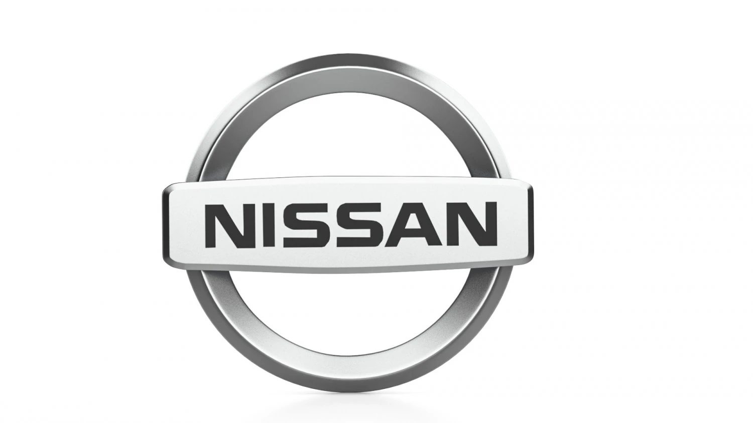 Nissan 3d logo emblem 3D Model .c4d .max .obj .3ds .fbx .stl .blend