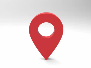 Standortsymbol-Logo-Symbol &ndash; 3D-Symbol 3D Modell