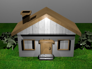 town house Model 3D