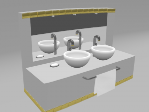 bathroom 3D मॉडल