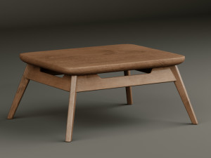 modern velvet furniture set Model 3D