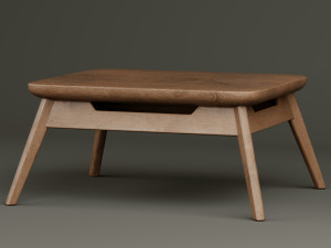 modern velvet furniture set Model 3D