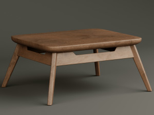 modern velvet furniture set Model 3D