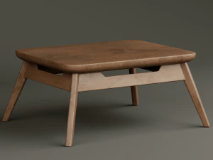 modern table 01 3D Model