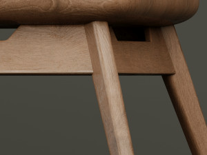 modern table 01 3D Model