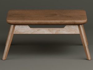 modern table 01 3D Модель