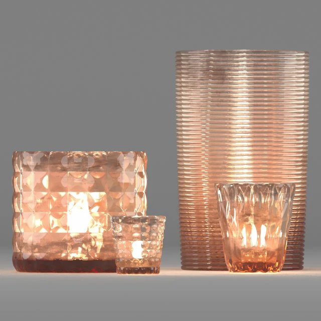 4 decoração de vidro Modelo 3D .c4d .max .obj .3ds .fbx .stl .blend